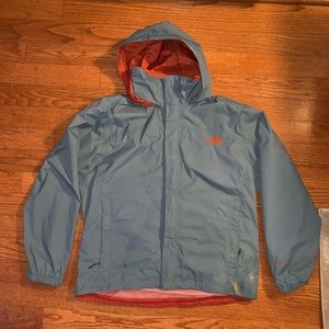 North face rain jacket coat
